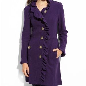 Luii Wool Ruffle Coat